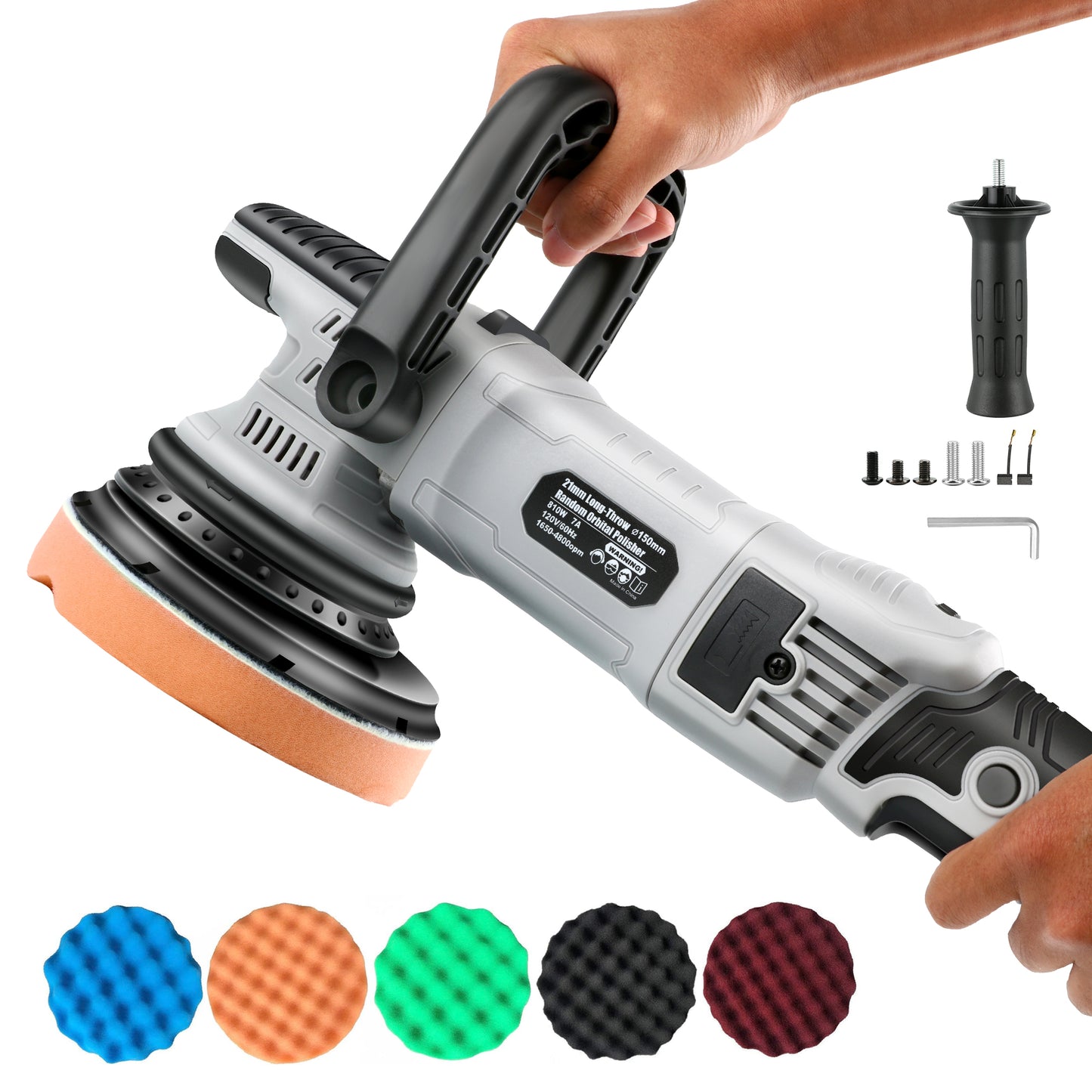 Components Included with Dual Action (DA) Polisher Kit