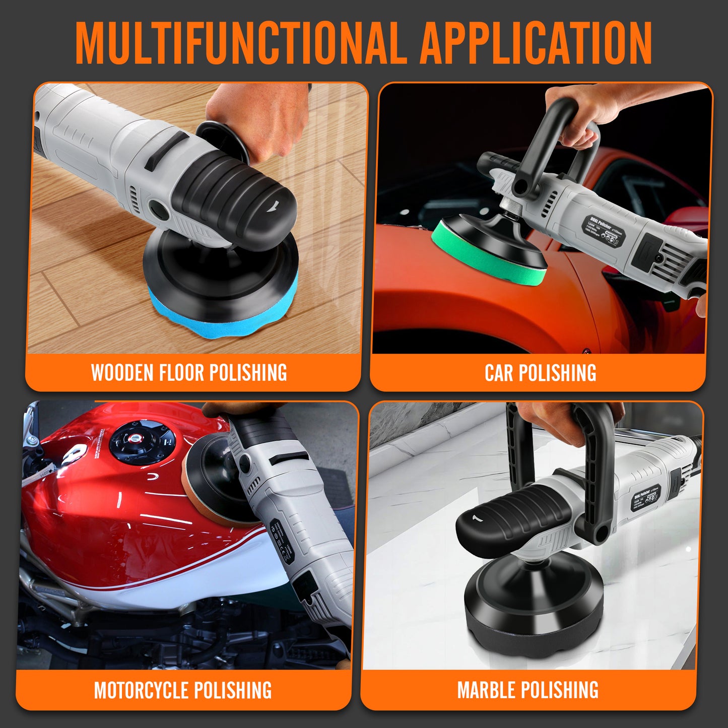Different applications of Rotary Polisher