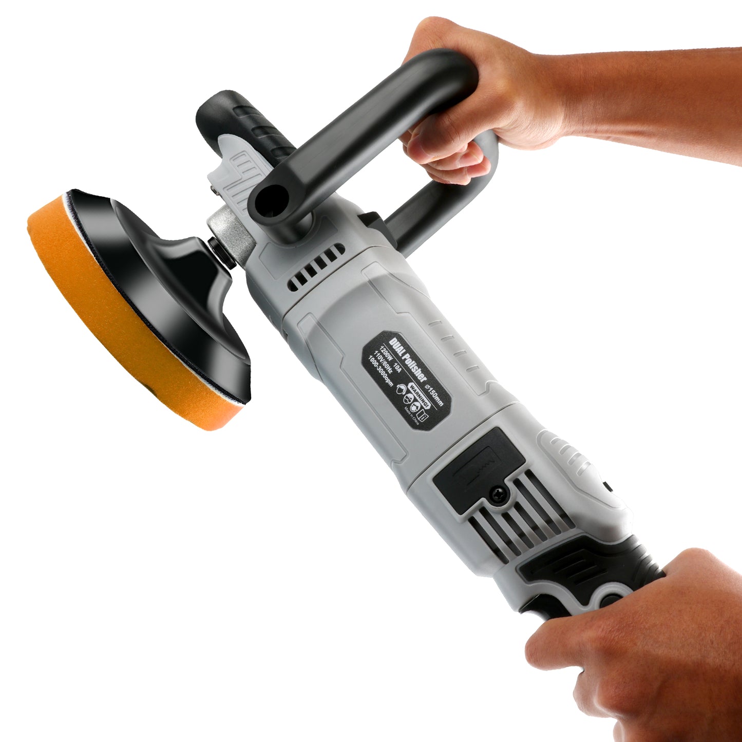 How to hold a Rotary Polisher