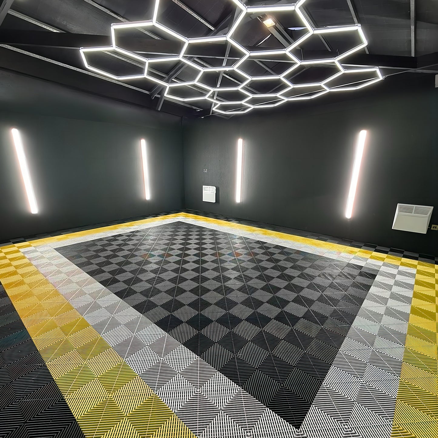 Interlocking Garage Floor Tiles (set of 25) Indoor & Outdoor