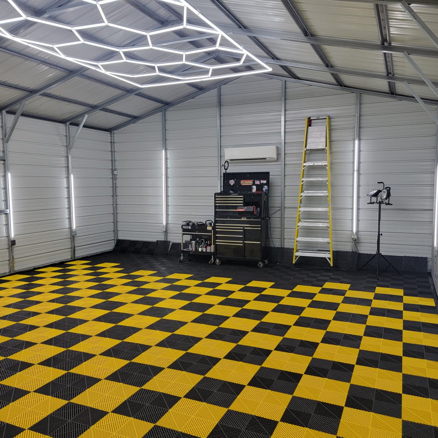 Interlocking Garage Floor Tiles (set of 25) Indoor & Outdoor