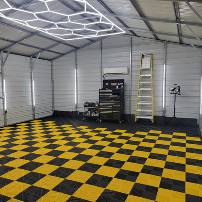 Interlocking Garage Floor Tiles (set of 25) Indoor & Outdoor