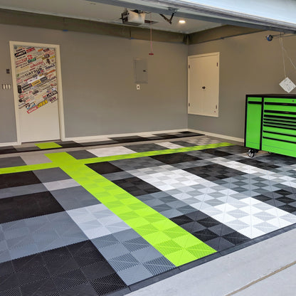 Interlocking Garage Floor Tiles (set of 25) Indoor & Outdoor
