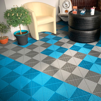 Interlocking Garage Floor Tiles (set of 25) Indoor & Outdoor